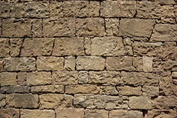 Textura Una Pared Piedra Amarilla Daguestán — Foto de Stock