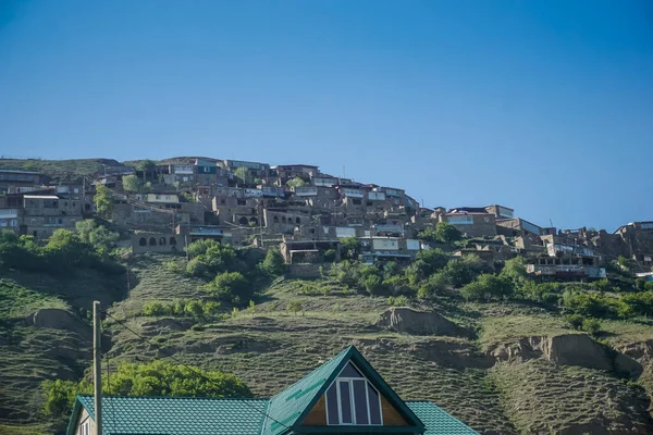 Ancien Village Dans Les Montagnes Caucase Daghestan — Photo