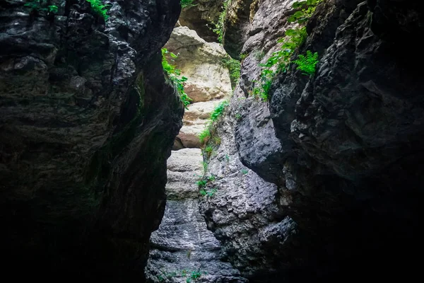Дагестані Солона Ущелина Унікальне Природне Явище — стокове фото