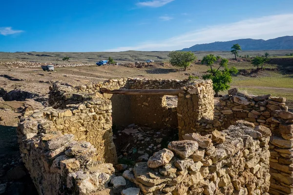 ダゲスタンの山の中の古代の構造 — ストック写真