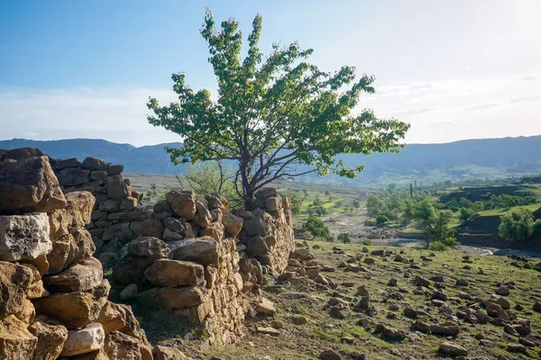 Anciennes Structures Dans Les Montagnes Daghestan — Photo