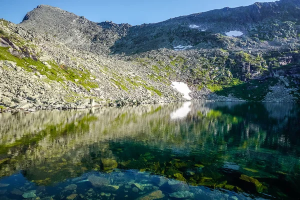 Belo Lago Montanha Reserva Natural Ergaki Sibéria Rússia — Fotografia de Stock