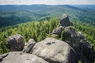 Krasnoyarsk Sütunları 'nın merkez sütunları Doğa Koruma Alanı