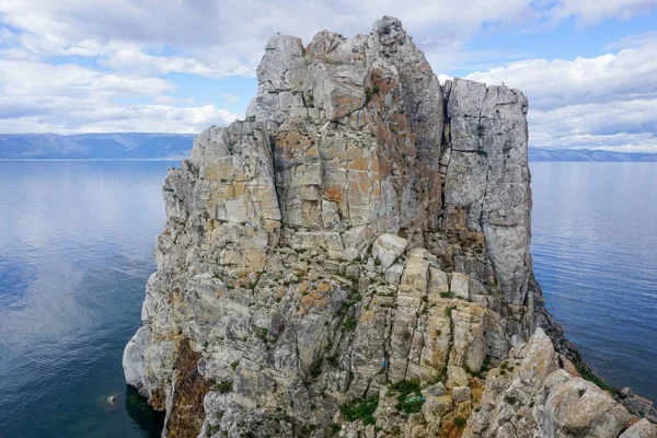 Shamanka Rock Olkhon Island Baikal Lake Buryat Russia — Stock Photo, Image