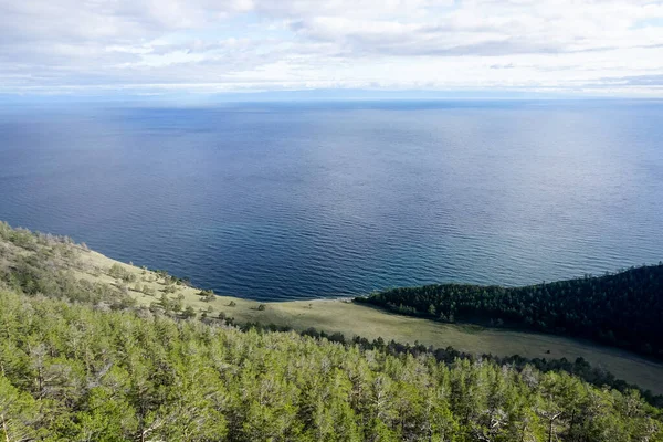 Prachtige Vallei Olkhon Eiland Aan Het Baikal Meer Siberië — Stockfoto