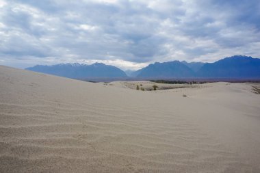 Chara Çölü 'nün güzel manzarası, dünyanın en kuzeyindeki çöl.