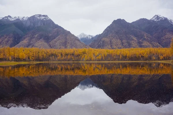 Horské Jezero Taiga Kodar Hřeben Území Trans Bajkal — Stock fotografie