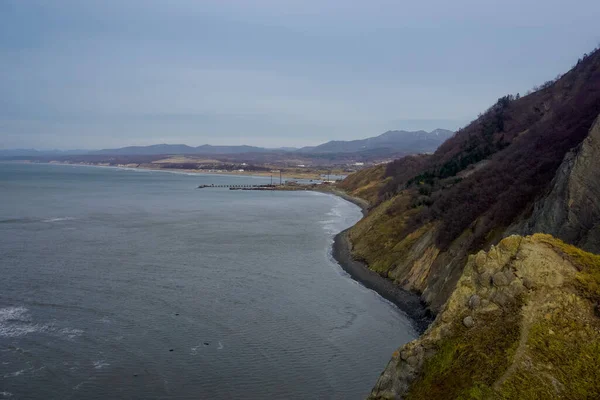 Beautiful Coast Sunset Aleksandrovsk Sakhalinsky Sakhalin Island Russia — Stock Photo, Image