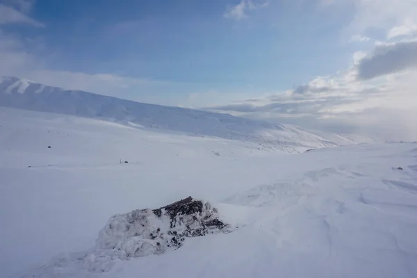 Paesaggio Invernale Sul Passo Avachinsky Kamchatka Russia — Foto Stock