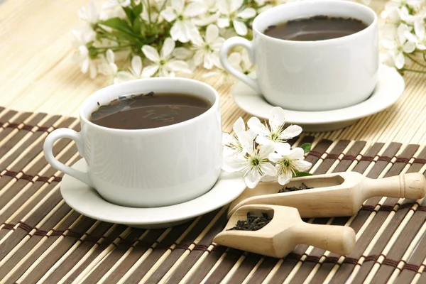 Relaxing cup of fruit tea — Stock Photo, Image