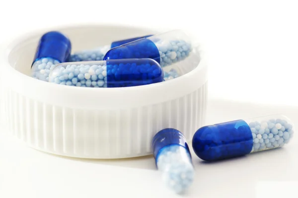 Blue Pills — Stock Photo, Image