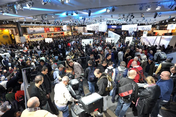 BMW Stand na feira EICMA, Milão, Itália 13-18 novembro 2012 — Fotografia de Stock