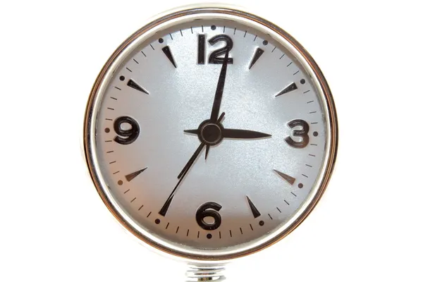 izole gümüş saat