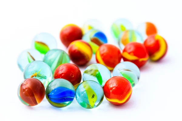 Colorful glass balls background — Stock Photo, Image