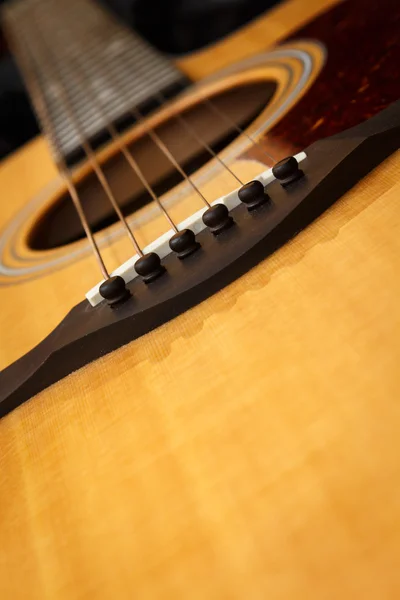 Guitarra acústica — Fotografia de Stock