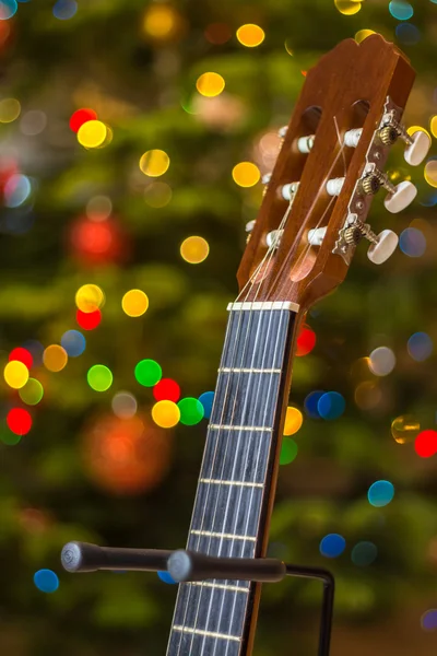 クリスマスギター — ストック写真