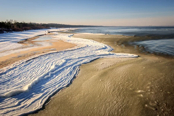 Балтийское море зимой — стоковое фото