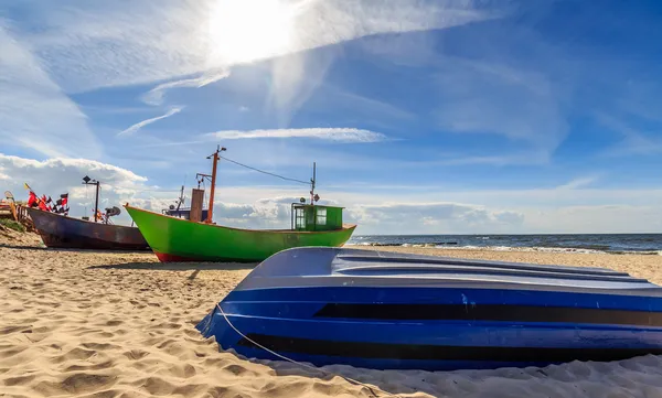 Barche da pesca in Miedzyzdroje — Foto Stock