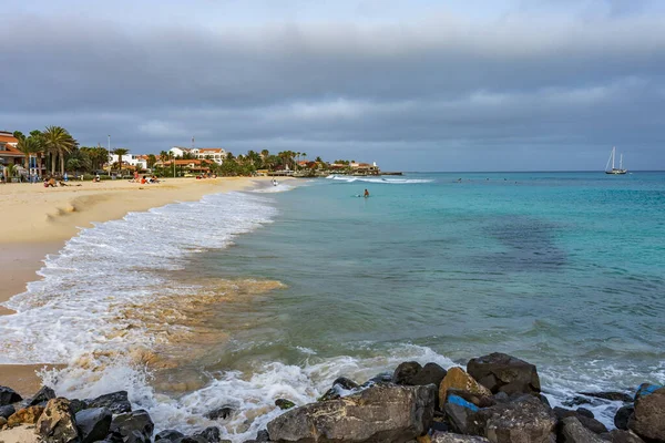 Playa Santa Maria Cabo Verde —  Fotos de Stock