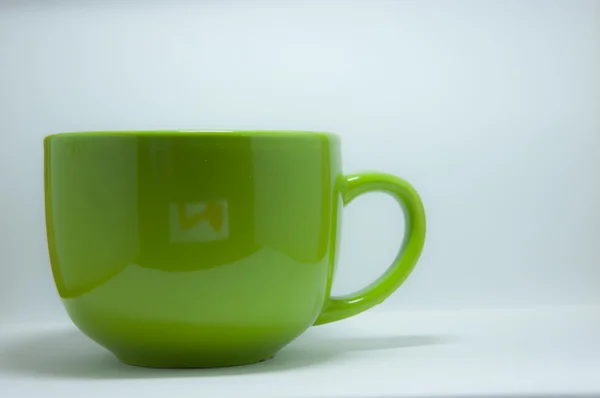 Grüne Tasse — Stockfoto