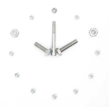 bir saat gibi somunlar şekil