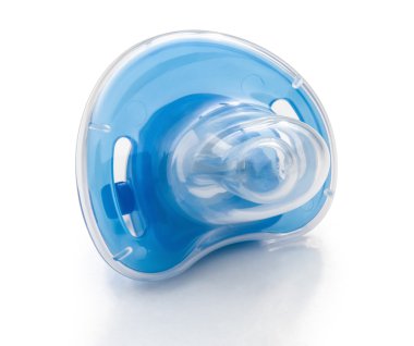 Mavi emzik ve kırpma yolu ile kapak