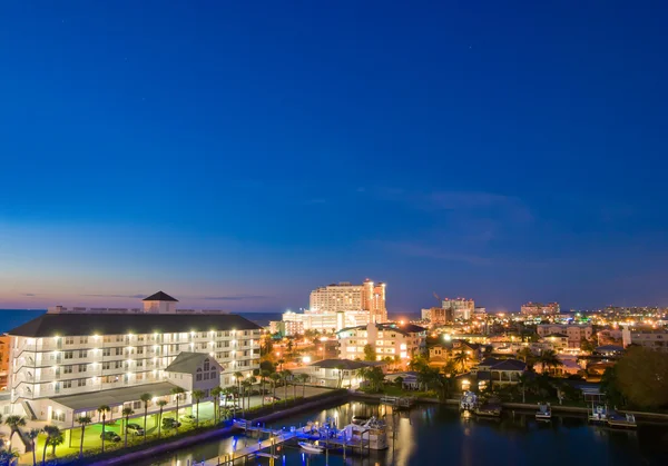 Evenfall van clearwater in tampa florida usa — Stockfoto