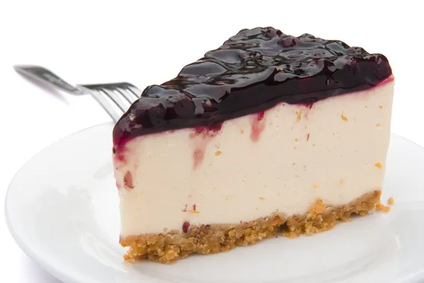 Blue berry cheese cake — Stock Photo, Image