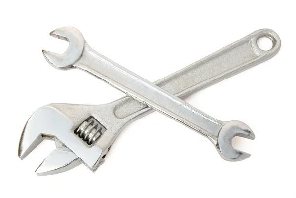 Verstelbare sleutel en niet-verstelbare sleutel — Stockfoto