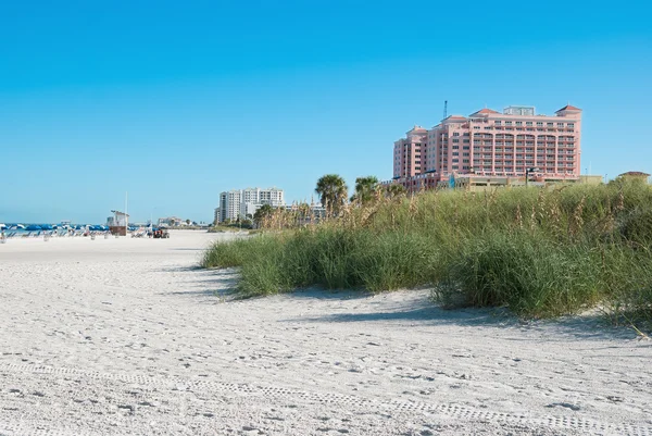 Sluneční pláž v clearwater tampa florida Ameriky — Stock fotografie