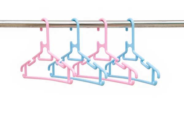 Hangers with clipping path — Stock Photo, Image