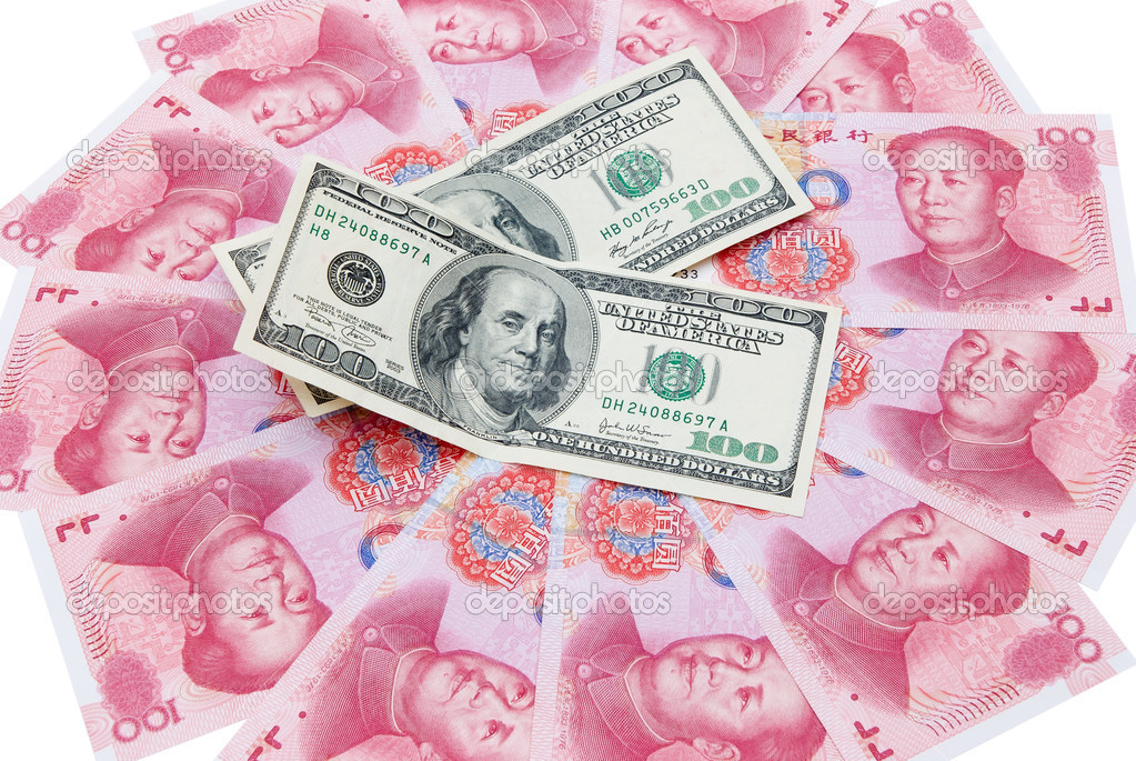 US dollars and RMB yuan
