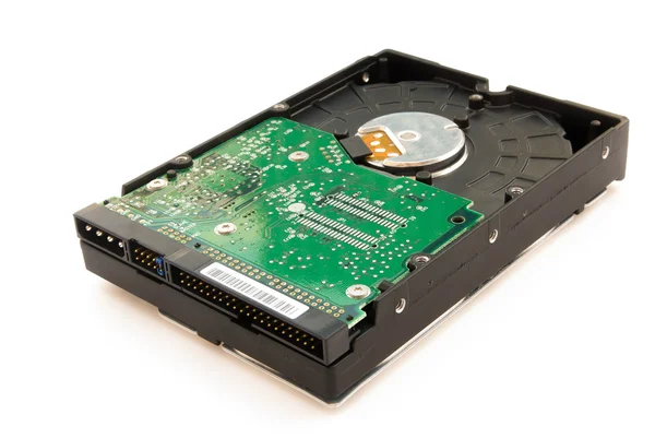 Bottom of a hard disk Stock Image