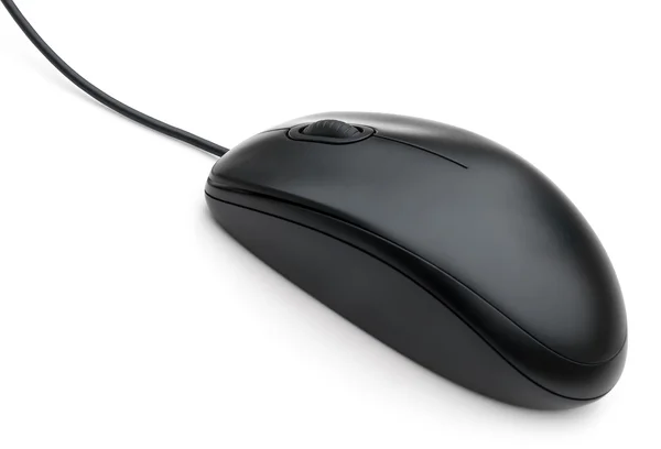 Side view black mouse — Stock Photo, Image
