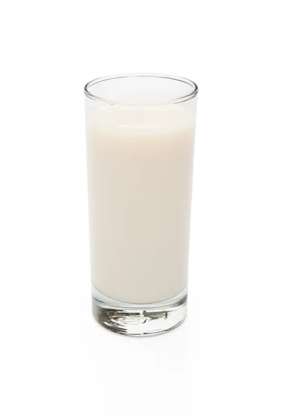 Kopje melk met uitknippad — Stockfoto