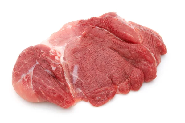 Fresh raw meat on a white background — Stock Photo, Image