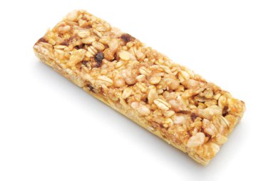 sweet rice puffs on a white background