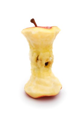 beyaz üzerine kırmızı elma çekirdeği ayağa kalk