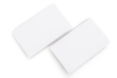 kırpma yolu ile beyaz boş kartvizit