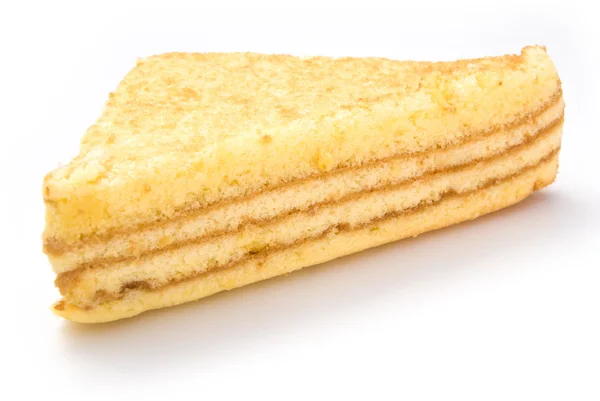 Pastel de esponja en forma de bocadillo casero —  Fotos de Stock