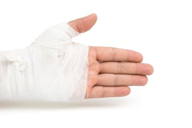 Beyaz Kırpma yoluyla yaktın eline