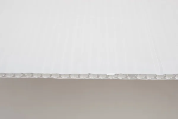 Section of white cardboard — Stock Photo, Image