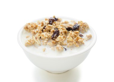 kırpma yolu ile lezzetli ve sağlıklı kepekli müsli