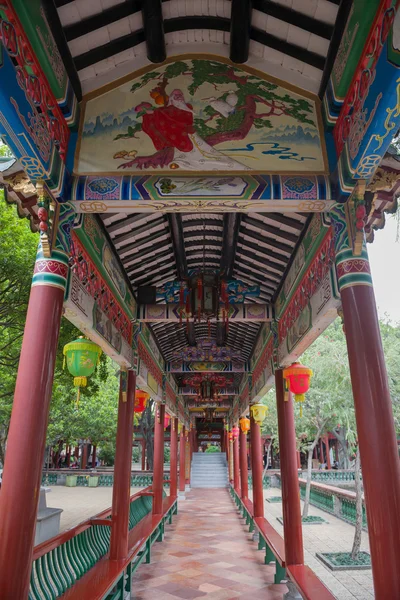 Στέγη λεπτομέρειες των παραδοσιακών κινεζικός κήπος — Φωτογραφία Αρχείου