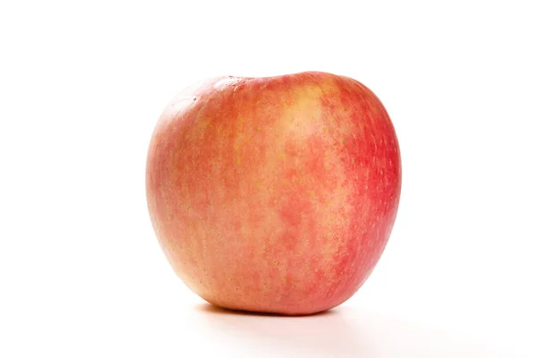 Čerstvé Jablko Bílém Pozadí — Stock fotografie
