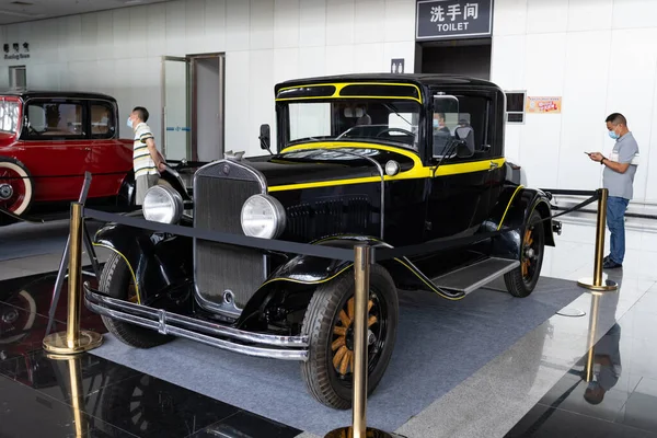 Zhongshan Guangdong Kina Maj 2021 Vintage Bil Utställning — Stockfoto