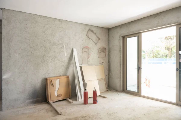 Unfinished Apartment Interior Morning — 图库照片