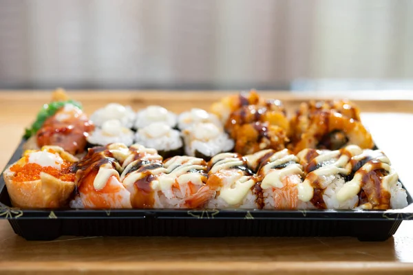 Sushi Fresco Plato — Foto de Stock