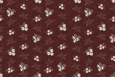 çiçek Dikişsiz desen arka plan ile yumuşak çiçek