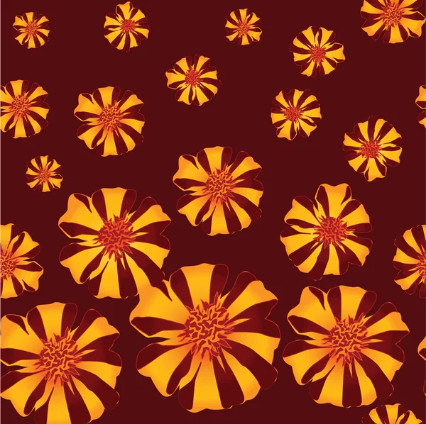 Achtergrond met bloemen — Stockvector